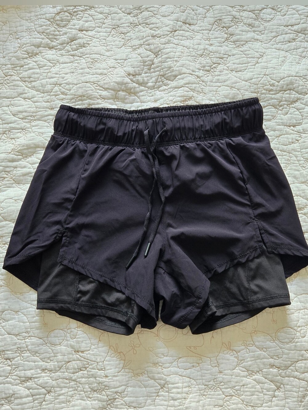 Aviva Black Athletic Shorts